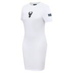 NBA MILWAUKEE BUCKS CLASSIC ROBE MOULANTE POUR FEMME (BLANC)