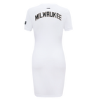 NBA MILWAUKEE BUCKS CLASSIC ROBE MOULANTE POUR FEMME (BLANC)