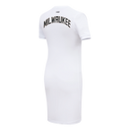 NBA MILWAUKEE BUCKS CLASSIC ROBE MOULANTE POUR FEMME (BLANC)
