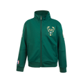 NBA MILWAUKEE BUCKS CLASSIC VESTE D'ENTRAÎNEMENT POUR GARÇON JUNIOR (VERT FORÊT)