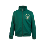 NBA MILWAUKEE BUCKS CLASSIC VESTE D'ENTRAÎNEMENT POUR GARÇON JUNIOR (VERT FORÊT)