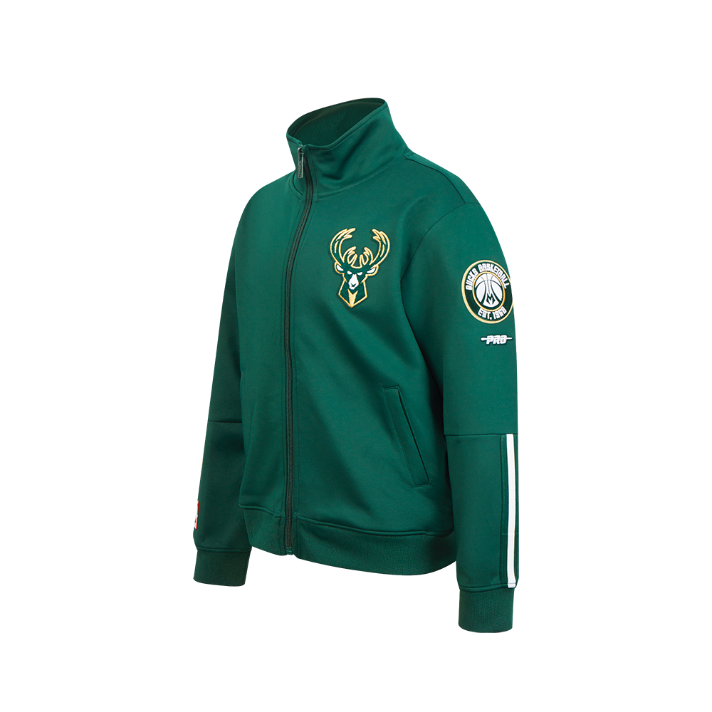 NBA MILWAUKEE BUCKS CLASSIC VESTE D'ENTRAÎNEMENT POUR GARÇON JUNIOR (VERT FORÊT)