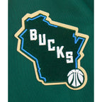 NBA MILWAUKEE BUCKS CLASSIC VESTE D'ENTRAÎNEMENT POUR GARÇON JUNIOR (VERT FORÊT)