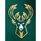 NBA MILWAUKEE BUCKS CLASSIC VESTE D'ENTRAÎNEMENT POUR GARÇON JUNIOR (VERT FORÊT)