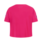 NBA MILWAUKEE BUCKS TRIPLE PINK BIG GIRL'S SS BOXY TEE (BEETROOT PURPLE)