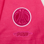 NBA MILWAUKEE BUCKS TRIPLE PINK BIG GIRL'S SS SLIM FIT TEE (BEETROOT PURPLE)