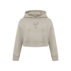 NBA MILWAUKEE BUCKS NEUTRAL CHANDAIL À CAPUCHON EN MOLLETON POUR FILLE JUNIOR (TAUPE)