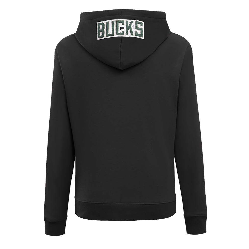 NBA MILWAUKEE BUCKS CLASSIC CHANDAIL À CAPUCHON POUR FEMME (NOIR)