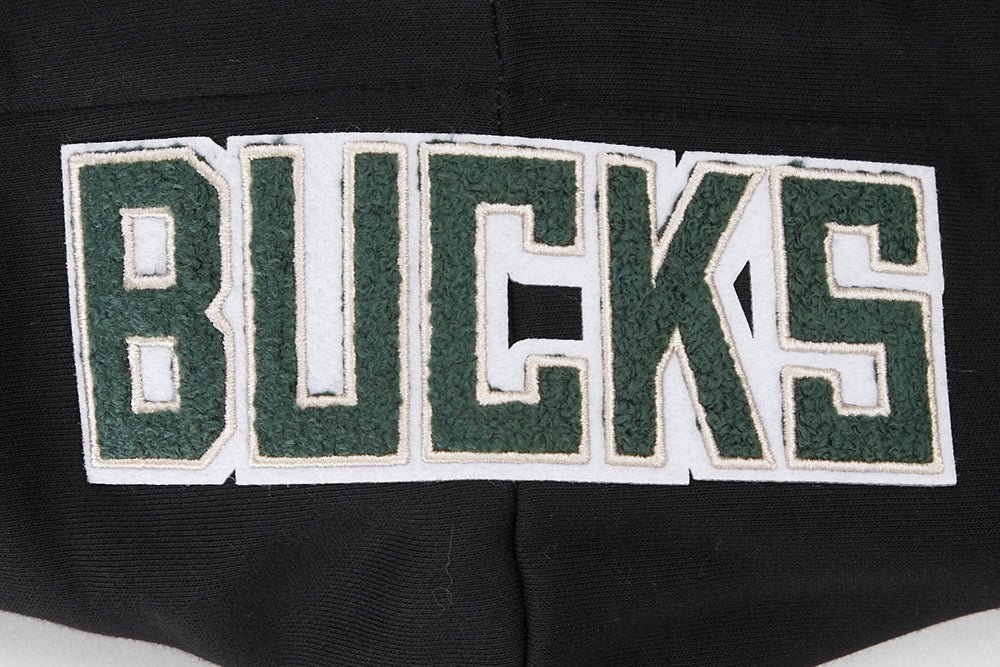 NBA MILWAUKEE BUCKS CLASSIC CHANDAIL À CAPUCHON POUR FEMME (NOIR)