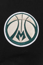 NBA MILWAUKEE BUCKS CLASSIC CHANDAIL À CAPUCHON POUR FEMME (NOIR)
