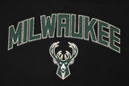 NBA MILWAUKEE BUCKS CLASSIC CHANDAIL À CAPUCHON POUR FEMME (NOIR)