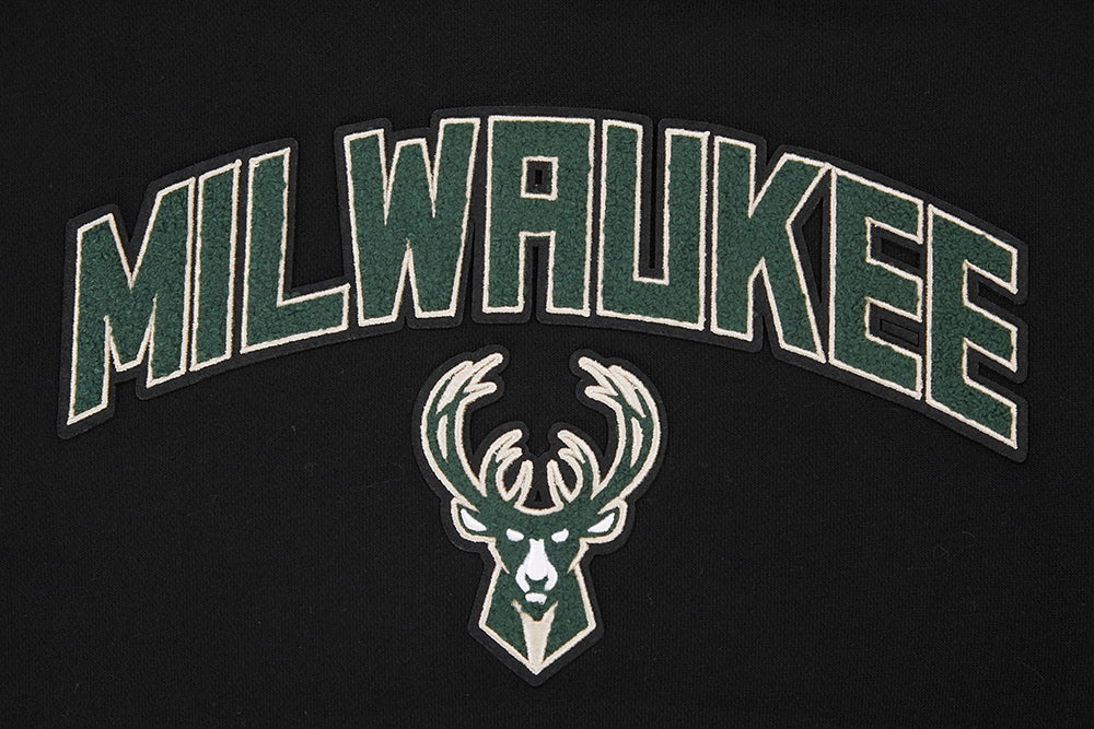 NBA MILWAUKEE BUCKS CLASSIC CHANDAIL À CAPUCHON POUR FEMME (NOIR)