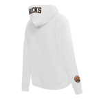 NBA MILWAUKEE BUCKS CLASSIC CHANDAIL À CAPUCHON POUR FEMME (BLANC)
