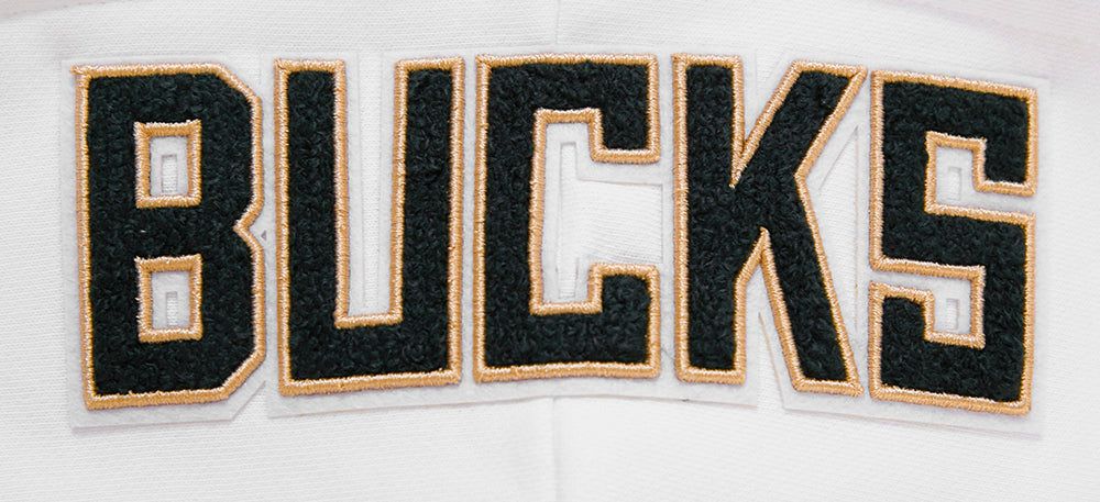 NBA MILWAUKEE BUCKS CLASSIC CHANDAIL À CAPUCHON POUR FEMME (BLANC)