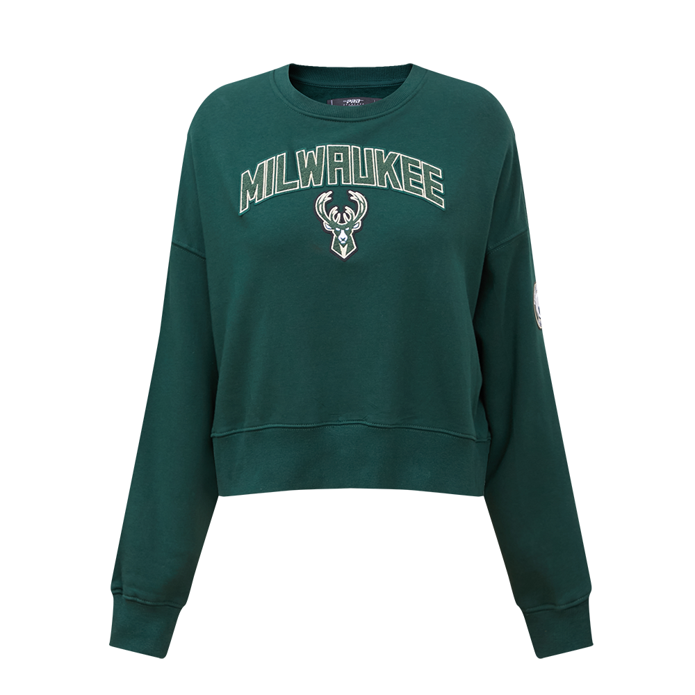NBA MILWAUKEE BUCKS CLASSIC CHANDAIL À COL ROND POUR FEMME (VERT FORÊT)