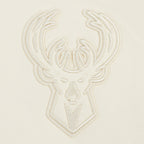 NBA MILWAUKEE BUCKS NEUTRAL CHANDAIL À CAPUCHON COURT POUR FEMME (COQUILLE D'ŒUF)
