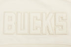 NBA MILWAUKEE BUCKS NEUTRAL CHANDAIL À CAPUCHON COURT POUR FEMME (COQUILLE D'ŒUF)