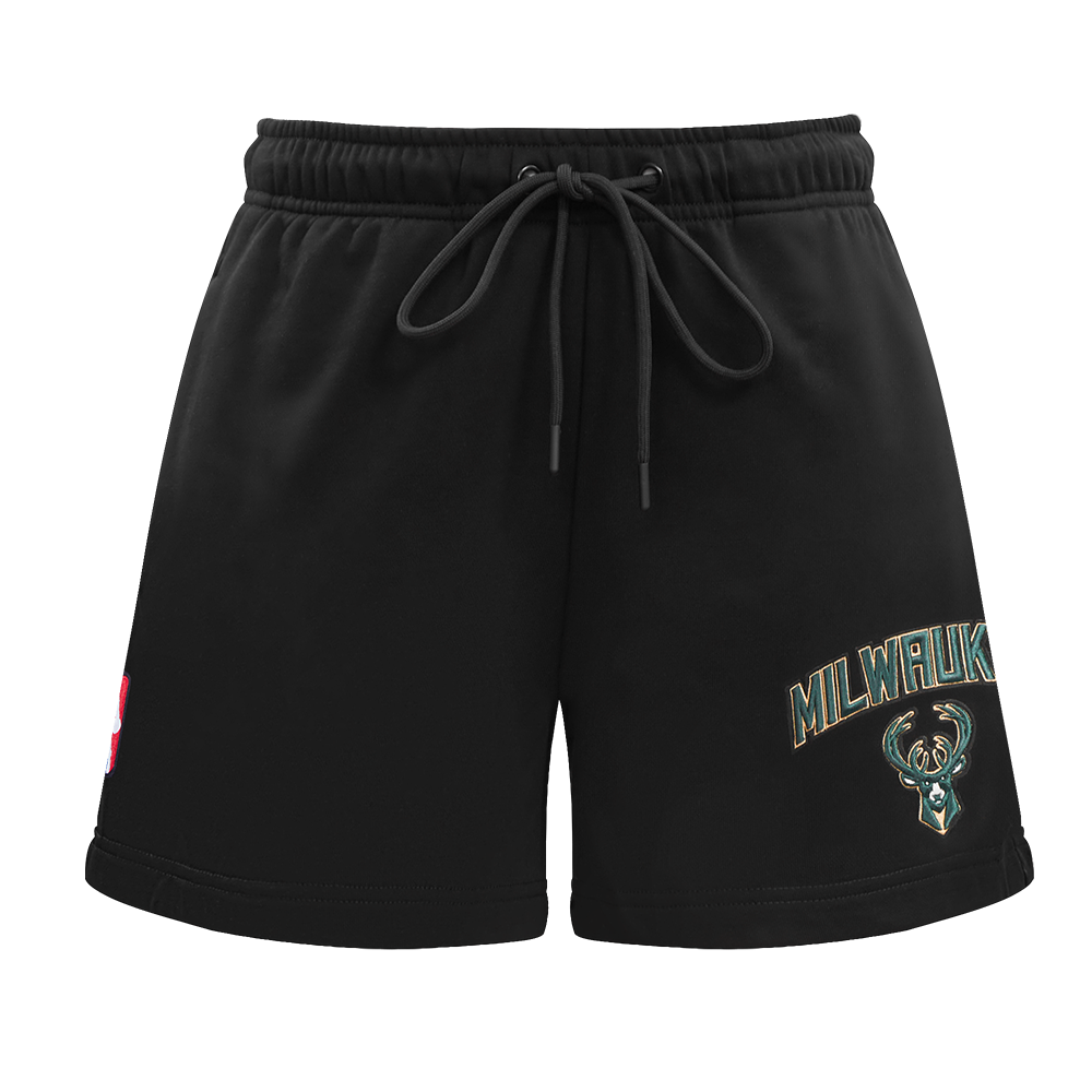 NBA MILWAUKEE BUCKS CLASSIC WOMEN'S SHORT (BLACK)