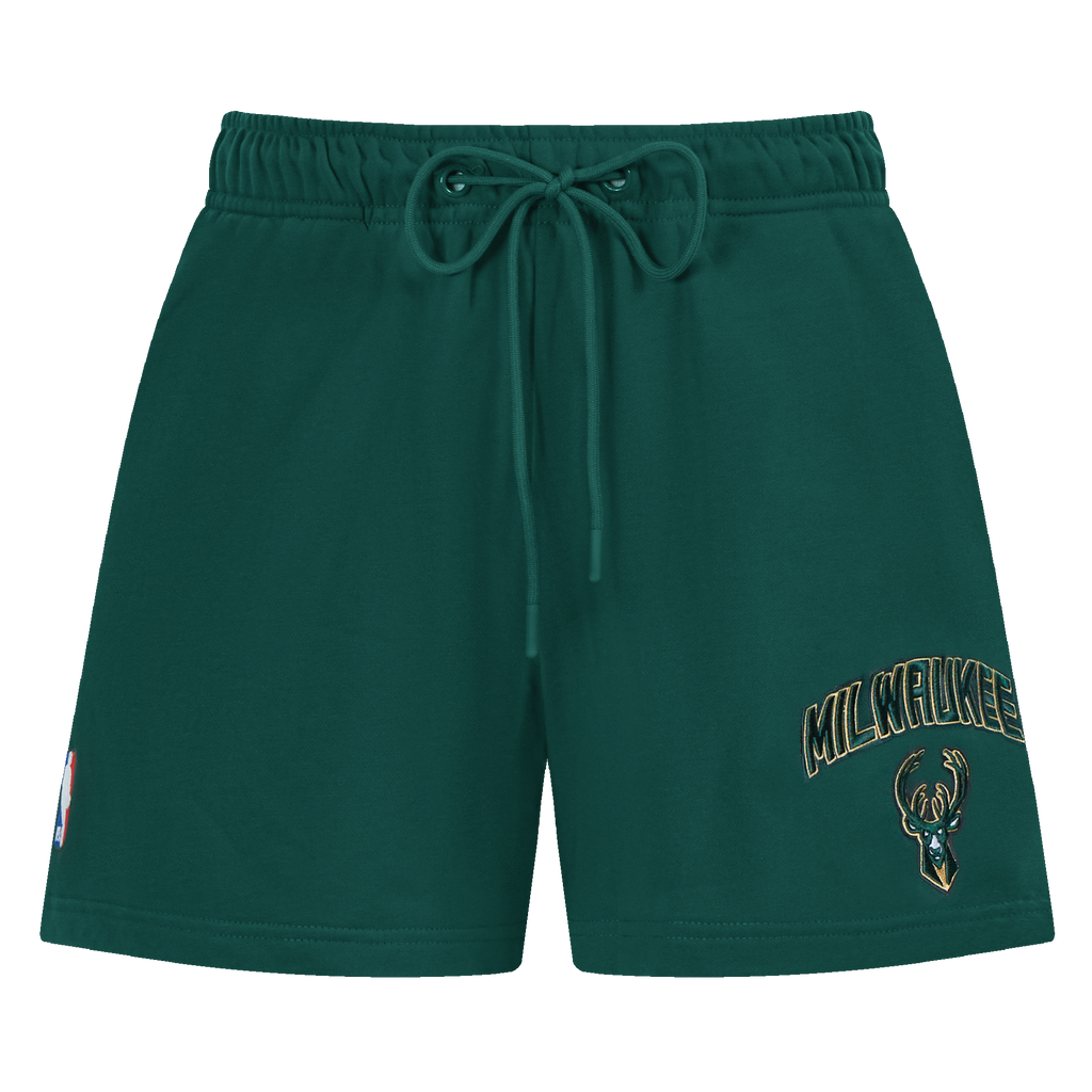 NBA MILWAUKEE BUCKS CLASSIC SHORT POUR FEMME (VERT FORÊT)