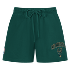 NBA MILWAUKEE BUCKS CLASSIC SHORT POUR FEMME (VERT FORÊT)