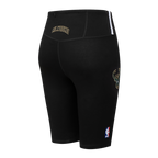 NBA MILWAUKEE BUCKS CLASSIC WOMEN'S COTTON BIKE SHORT (BLACK)