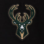 NBA MILWAUKEE BUCKS CLASSIC WOMEN'S COTTON BIKE SHORT (BLACK)