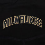 NBA MILWAUKEE BUCKS CLASSIC WOMEN'S COTTON BIKE SHORT (BLACK)
