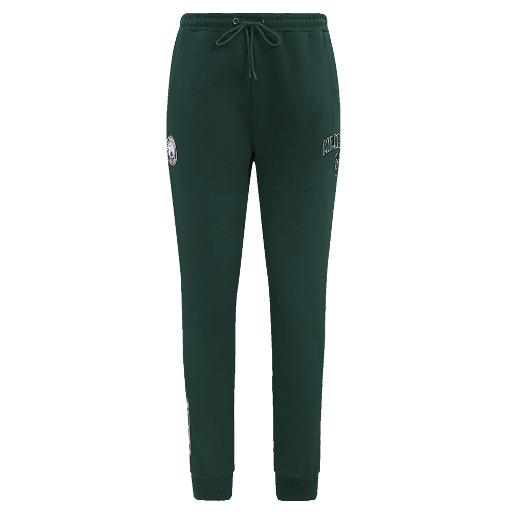 NBA MILWAUKEE BUCKS CLASSIC WOMEN'S SWEATPANT (FOREST GREEN)