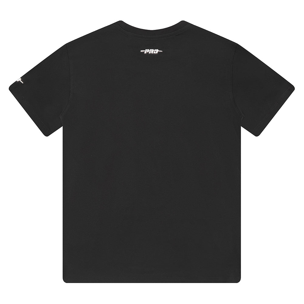 NBA MILWAUKEE BUCKS RETRO CLASSIC LITTLE BOYS SHORT SLEEVE TAPING TEE (BLACK)