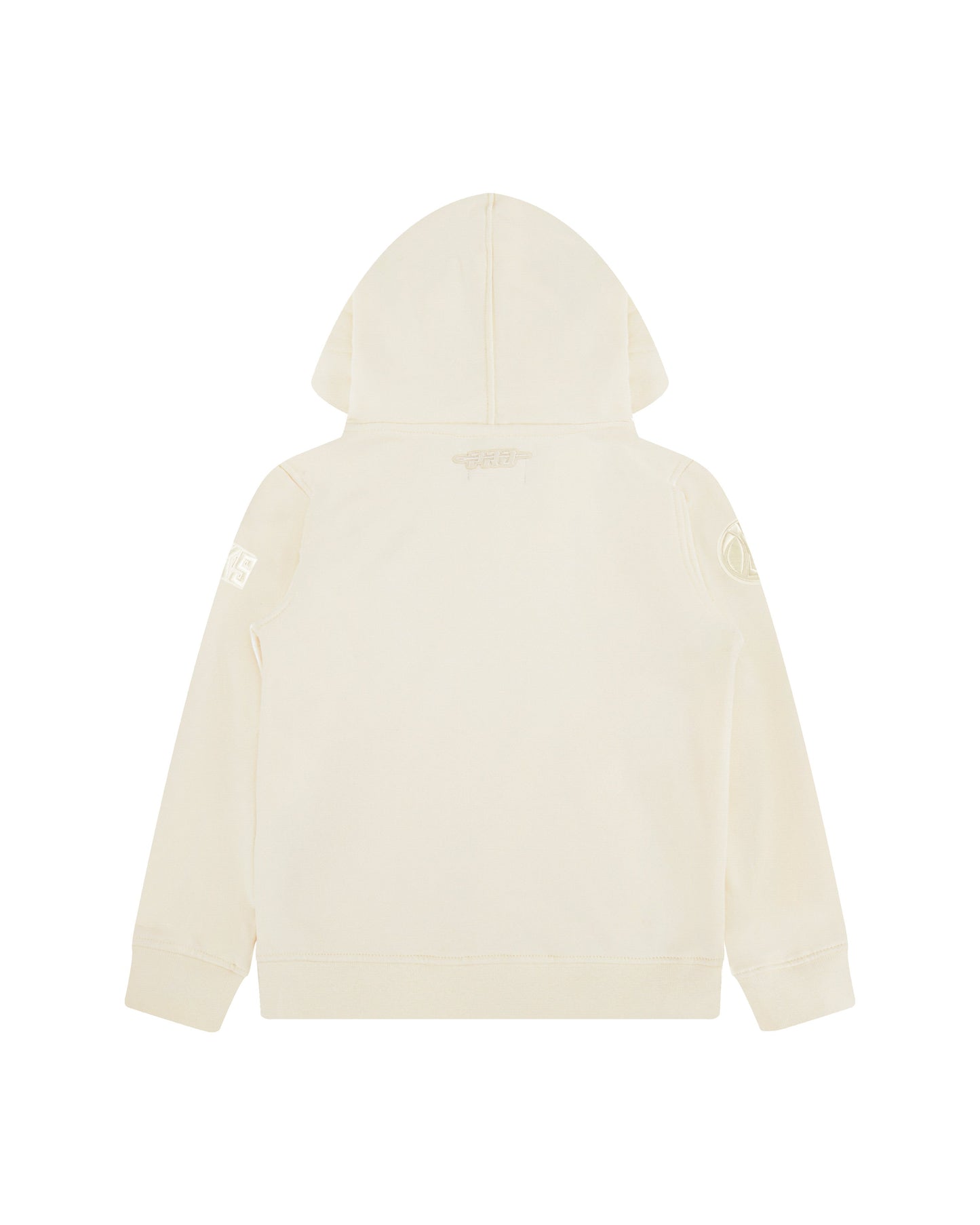 NBA MILWAUKEE BUCKS NEUTRAL LITTLE BOYS FLEECE PULLOVER HOODIE (EGGSHELL)