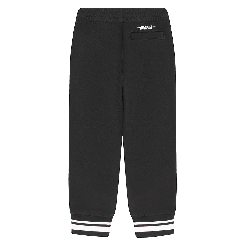 NBA MILWAUKEE BUCKS RETRO CLASSIC TODDLER BOYS RIB SWEATPANT (BLACK)