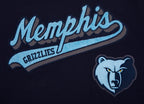 NBA MEMPHIS GRIZZLIES SCRIPT TAIL T-SHIRT POUR HOMME (MARINE MINUIT)