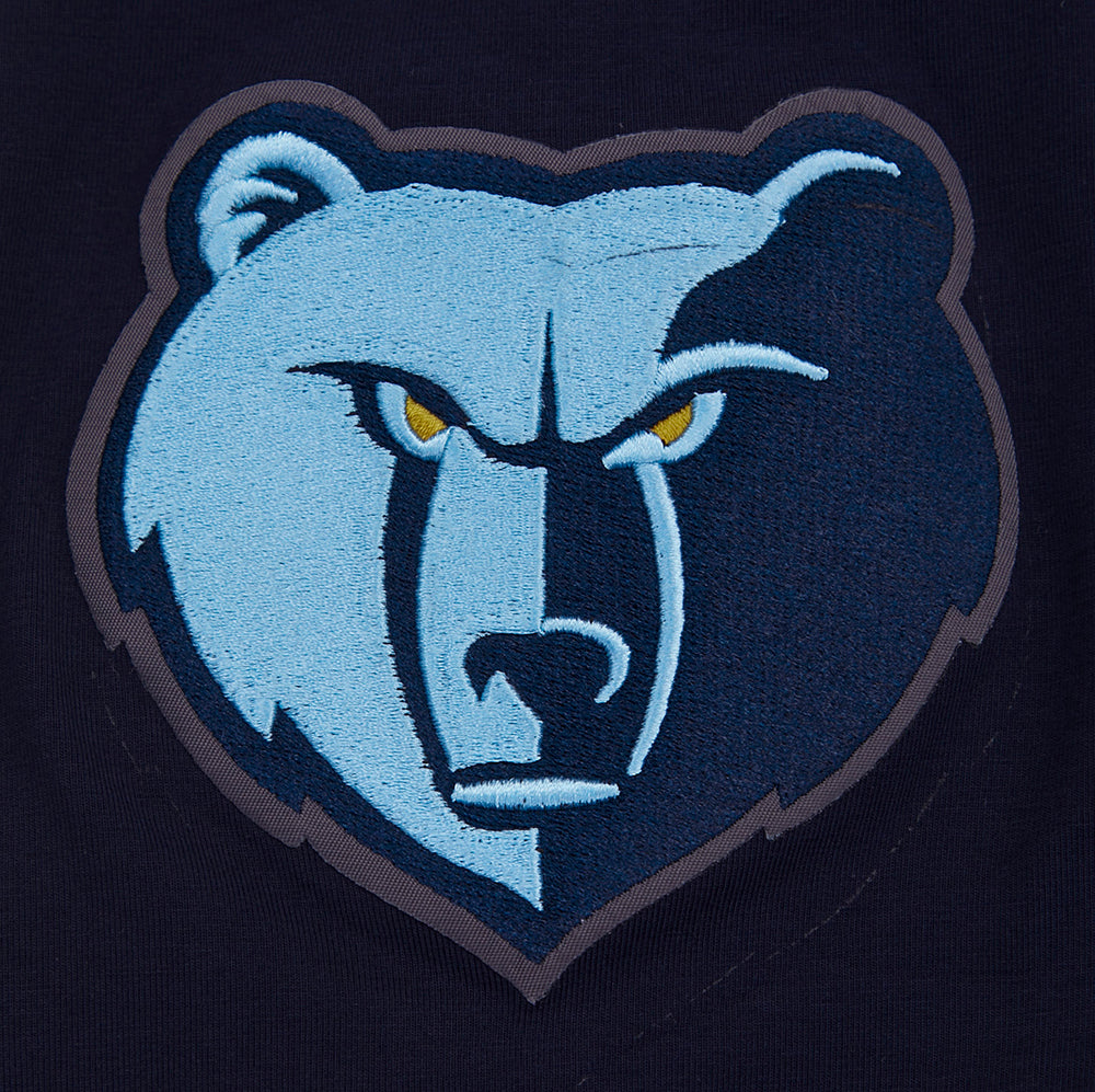 NBA MEMPHIS GRIZZLIES SCRIPT TAIL T-SHIRT POUR HOMME (MARINE MINUIT)