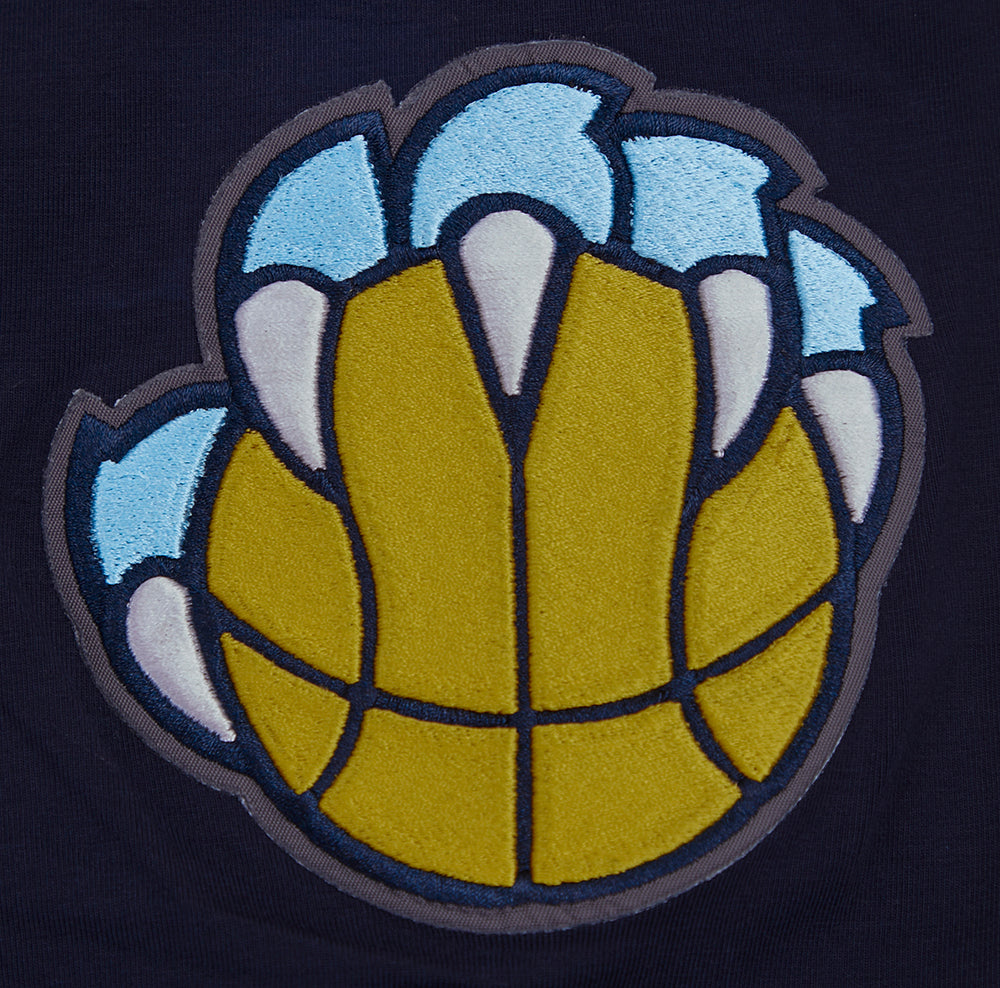 NBA MEMPHIS GRIZZLIES SCRIPT TAIL T-SHIRT POUR HOMME (MARINE MINUIT)