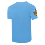 NBA MEMPHIS GRIZZLIES OLD ENGLISH T-SHIRT POUR HOMME (BLEU UNIVERSITÉ)