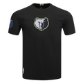 NBA MEMPHIS GRIZZLIES UNDER THE LIGHTS T-SHIRT EN JERSEY SIMPLE POUR HOMME (NOIR)