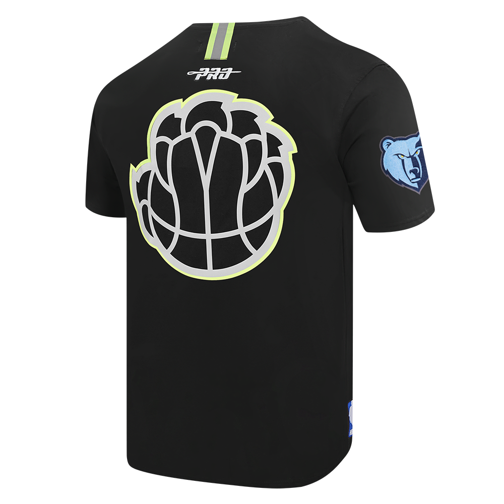 NBA MEMPHIS GRIZZLIES UNDER THE LIGHTS T-SHIRT EN JERSEY SIMPLE POUR HOMME (NOIR)