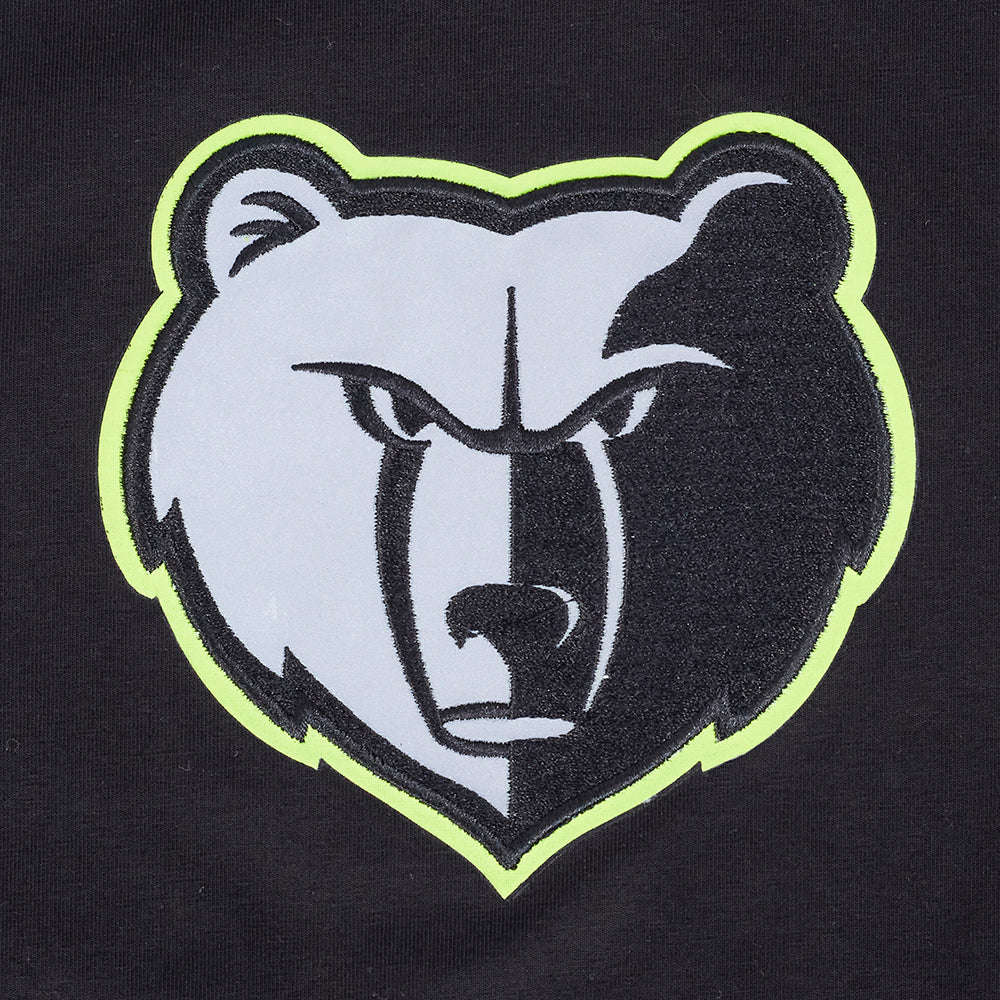 NBA MEMPHIS GRIZZLIES UNDER THE LIGHTS T-SHIRT EN JERSEY SIMPLE POUR HOMME (NOIR)