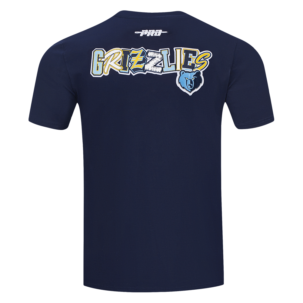 NBA MEMPHIS GRIZZLIES CITY RANSOM T-SHIRT EN JERSEY SIMPLE POUR HOMME (MARINE MINUIT)