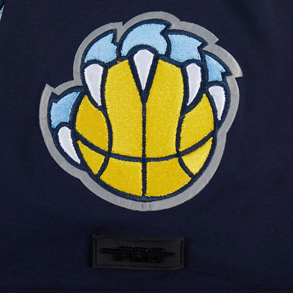 NBA MEMPHIS GRIZZLIES CITY RANSOM T-SHIRT EN JERSEY SIMPLE POUR HOMME (MARINE MINUIT)