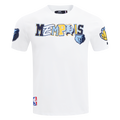 NBA MEMPHIS GRIZZLIES CITY RANSOM MEN'S SINGLE JERSEY TEE (WHITE)