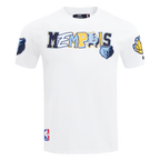NBA MEMPHIS GRIZZLIES CITY RANSOM MEN'S SINGLE JERSEY TEE (WHITE)