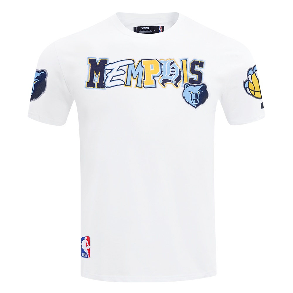 NBA MEMPHIS GRIZZLIES CITY RANSOM MEN'S SINGLE JERSEY TEE (WHITE)