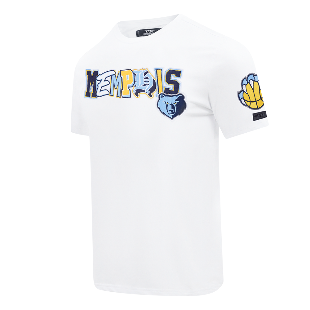NBA MEMPHIS GRIZZLIES CITY RANSOM MEN'S SINGLE JERSEY TEE (WHITE)