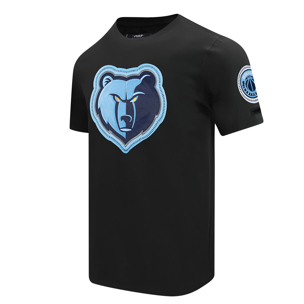 NBA MEMPHIS GRIZZLIES DIY PICK STITCH T-SHIRT EN JERSEY SIMPLE POUR HOMME (NOIR)