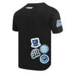 NBA MEMPHIS GRIZZLIES DIY PICK STITCH T-SHIRT EN JERSEY SIMPLE POUR HOMME (NOIR)