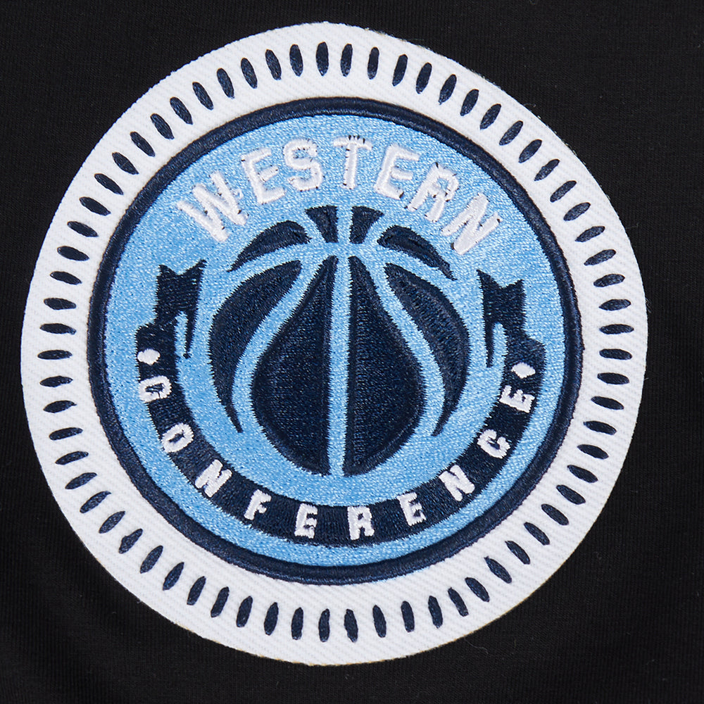 NBA MEMPHIS GRIZZLIES DIY PICK STITCH T-SHIRT EN JERSEY SIMPLE POUR HOMME (NOIR)