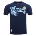 NBA MEMPHIS GRIZZLIES SOUVENIR T-SHIRT EN JERSEY SIMPLE POUR HOMME (MARINE MINUIT)