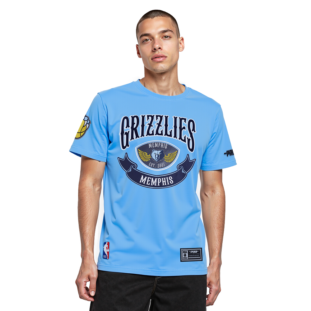 NBA MEMPHIS GRIZZLIES BORN FOR SPORT MEN'S SJ TEE (UNIVERSITY BLUE)