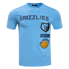 NBA MEMPHIS GRIZZLIES RETRO CLASSIC MEN'S STRIPED TEE (UNIVERSITY BLUE)